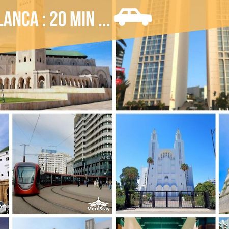 Airport Apartment Suite Casablanca Free Wifi Modern Confort Calme Derroua Luaran gambar